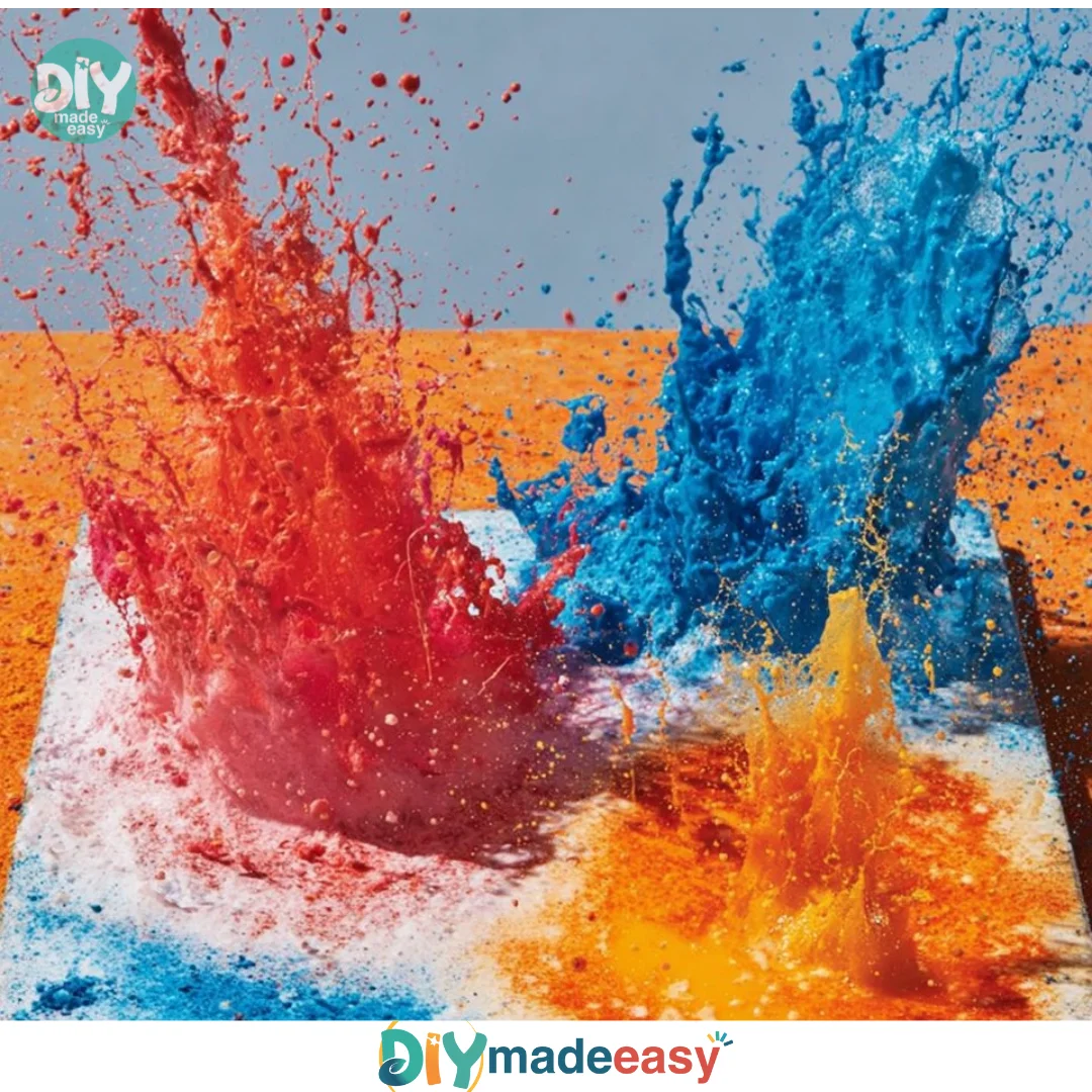 Baking Soda and Vinegar Fireworks