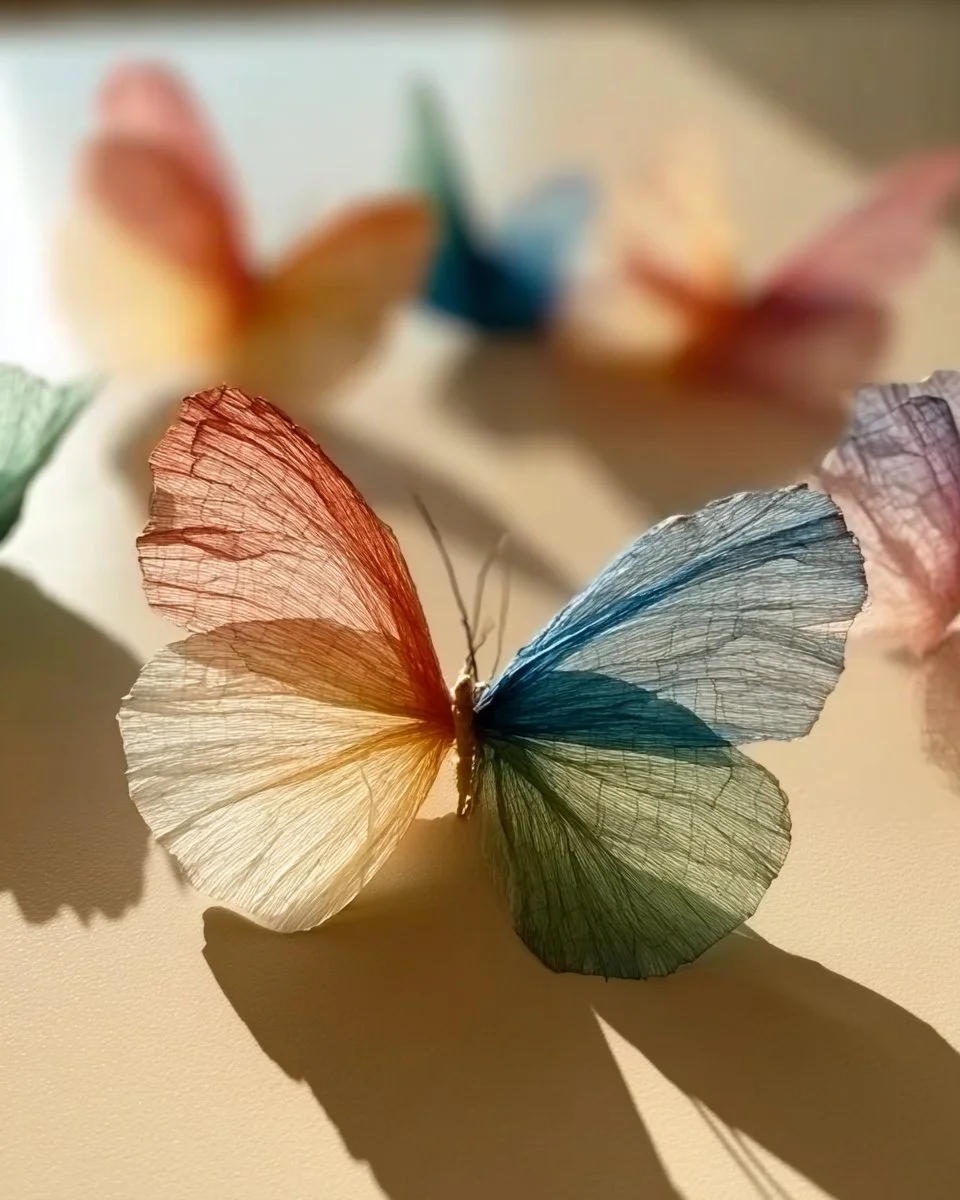 Colorful Chromatography Coffee Filter Butterflies: Fun for Kids