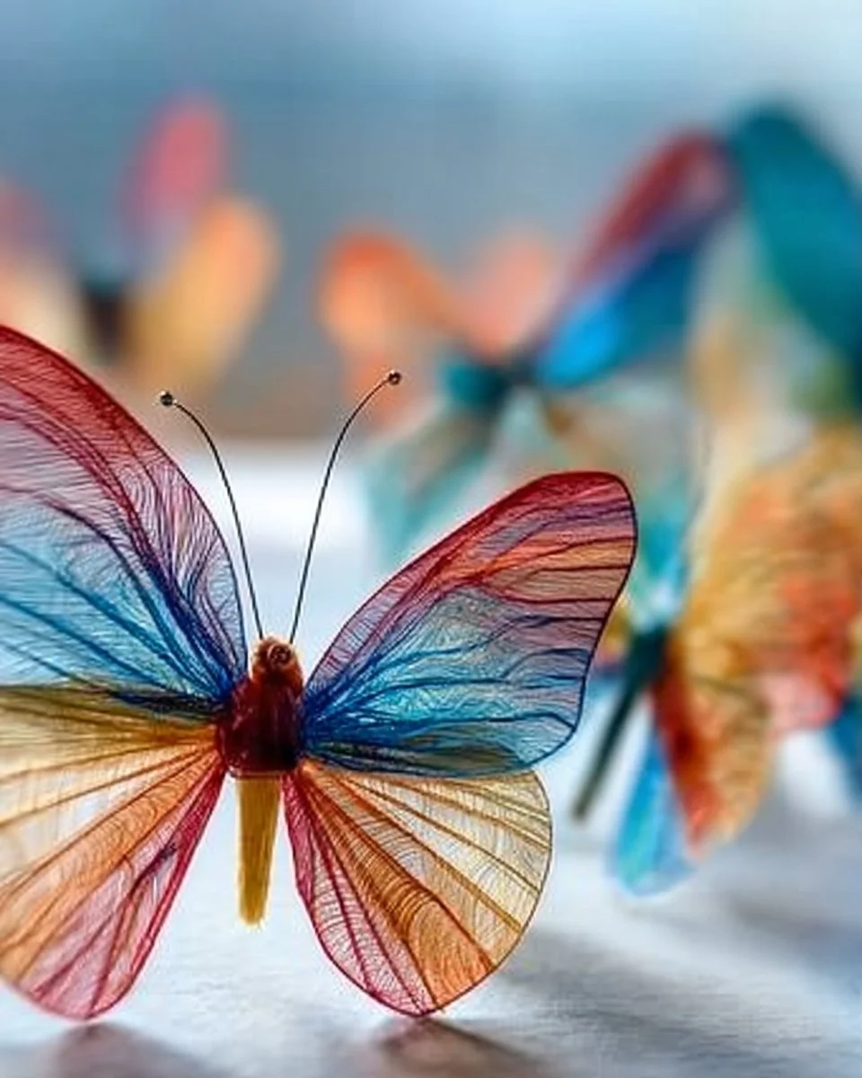 Colorful Chromatography Coffee Filter Butterflies: Fun for Kids