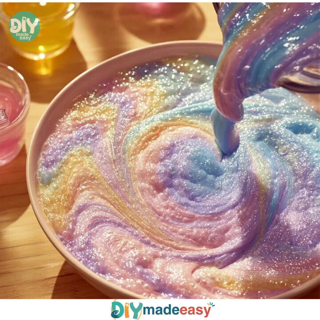Cornstarch and Dish Soap Bubble Dough