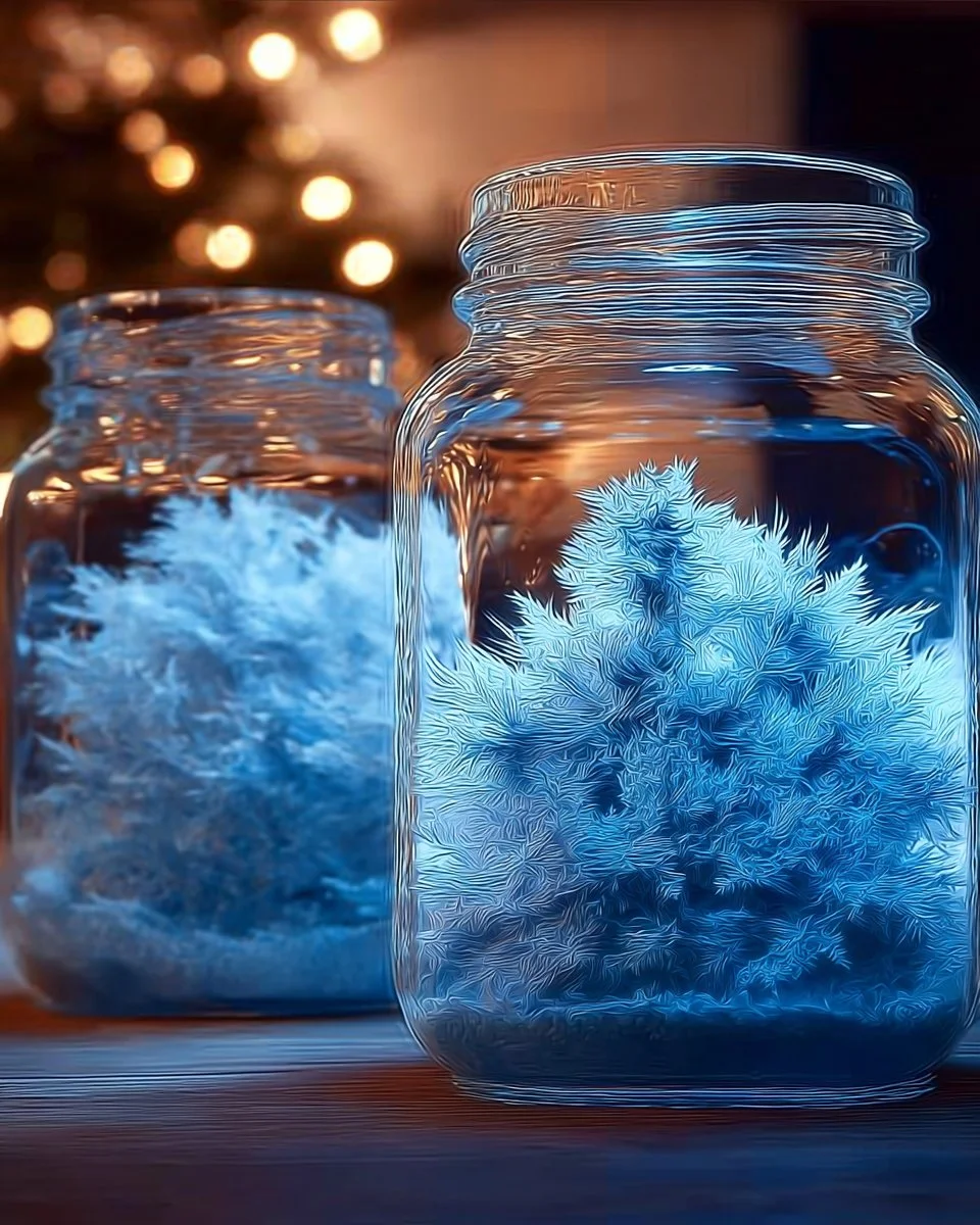 Magical Snowstorm in a Jar DIY Winter Craft