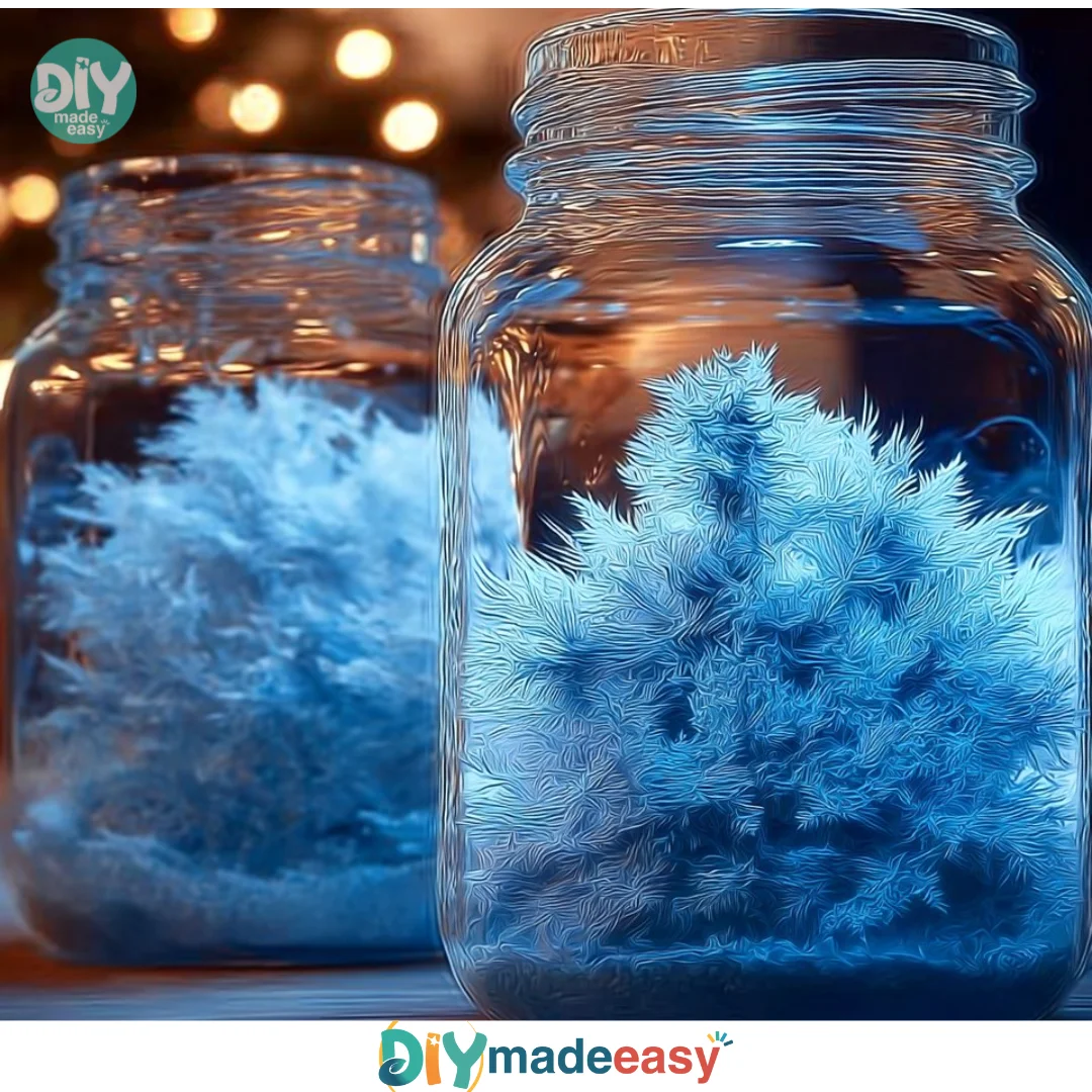 Magical Snowstorm in a Jar DIY Winter Craft