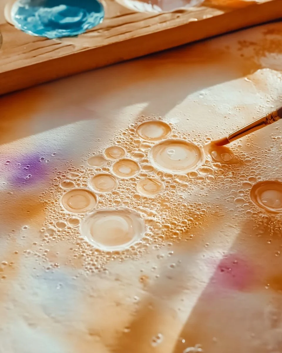 Whimsical Bubble Painting Art for Kids: Easy DIY Fun!
