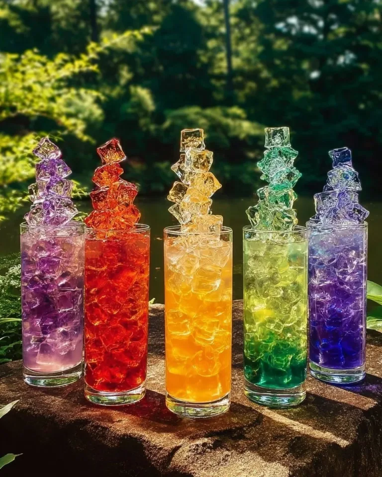 Baking Soda Rainbow Crystal Forest project for colorful science experiments.