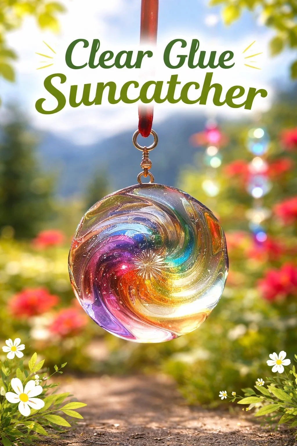 Clear Glue Suncatcher