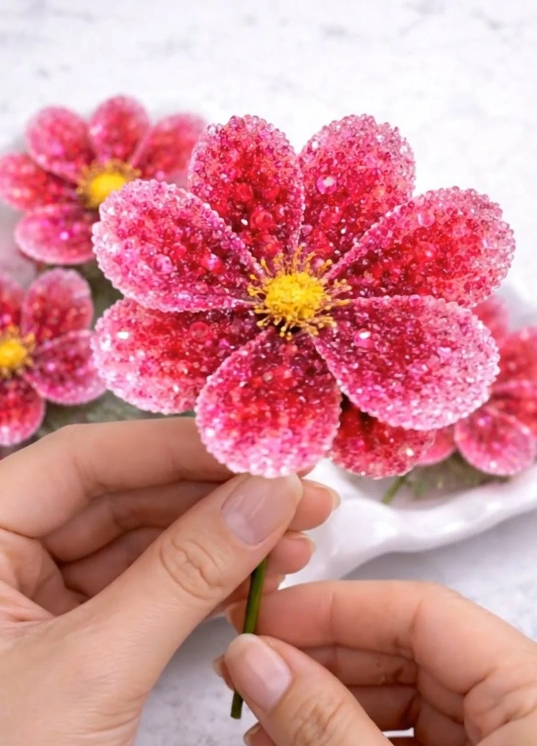 Crystal Growing Flower