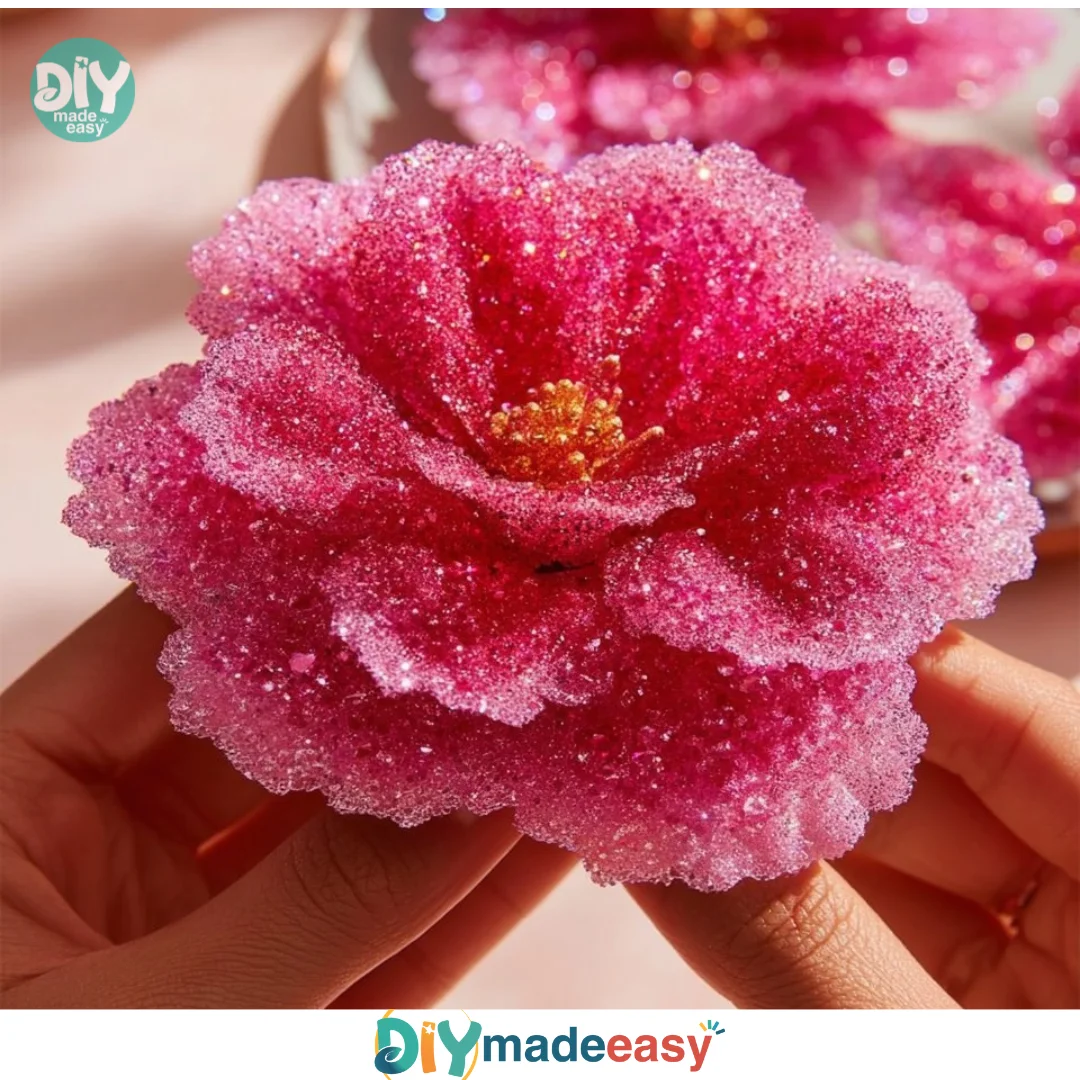 Crystal Growing Flower
