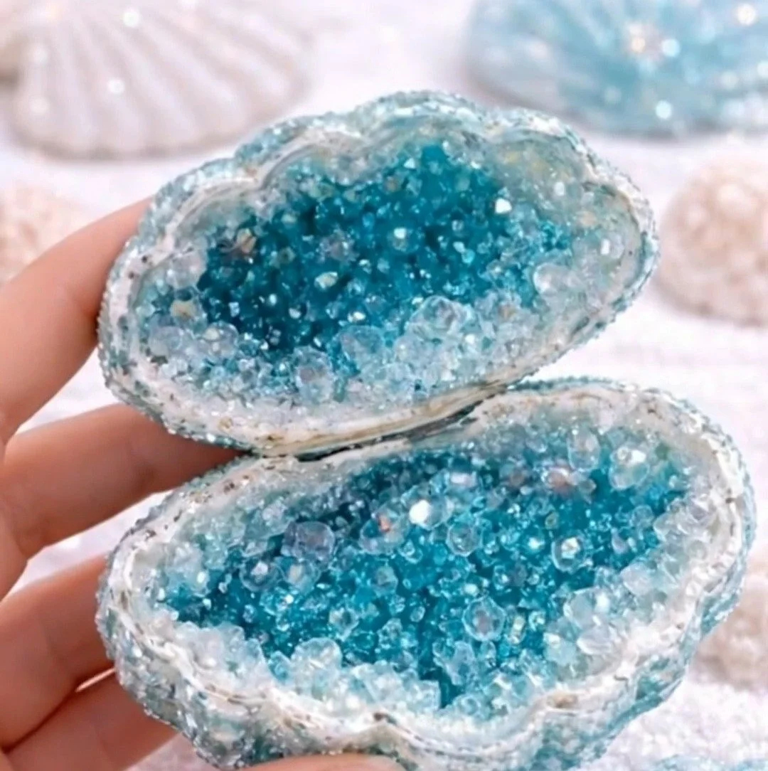 DIY Crystal Seashells