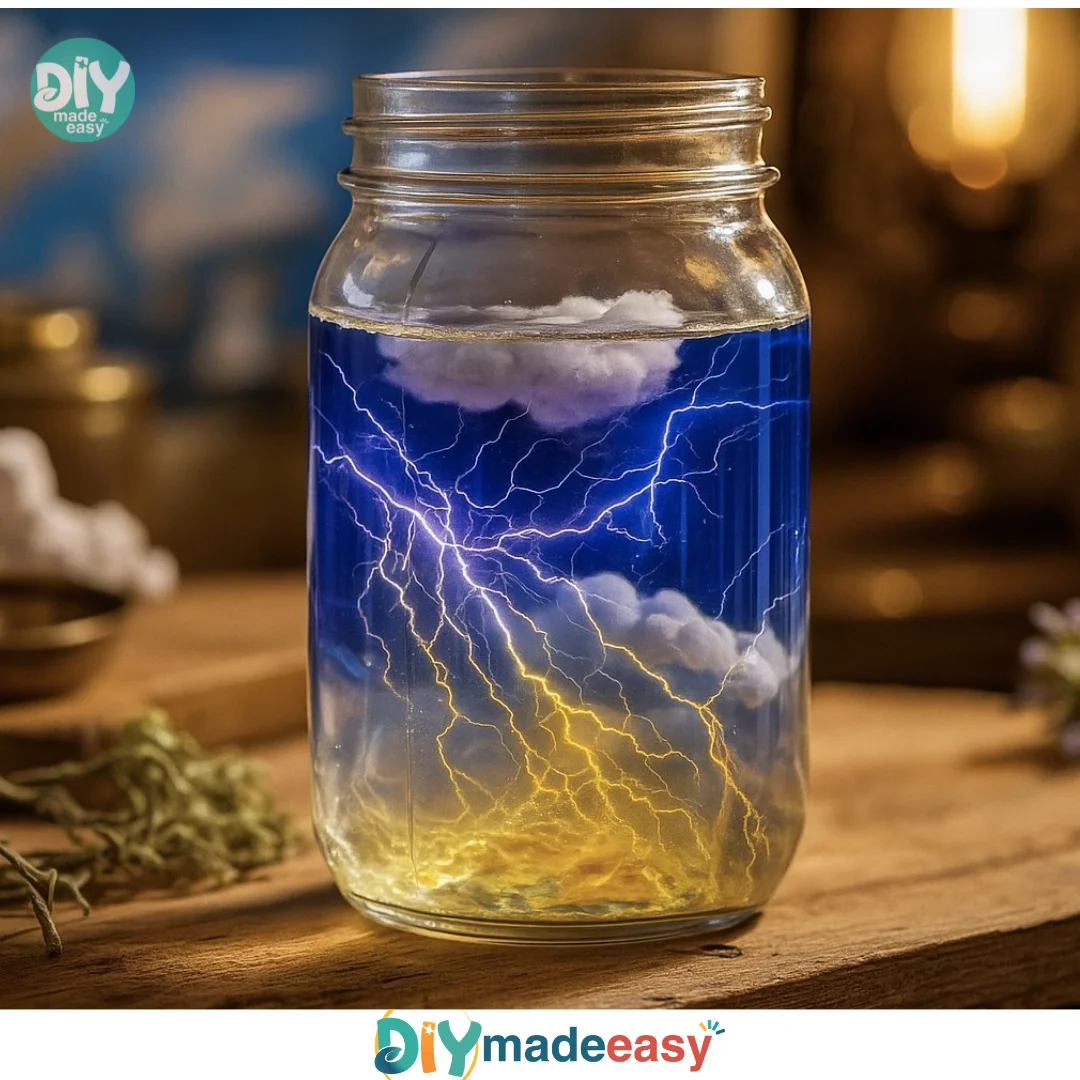 DIY Lightning Storm in a Jar