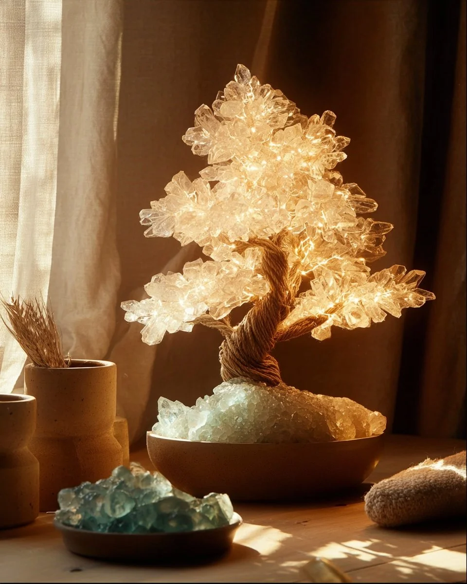 Glow-in-the-Dark Crystal Tree