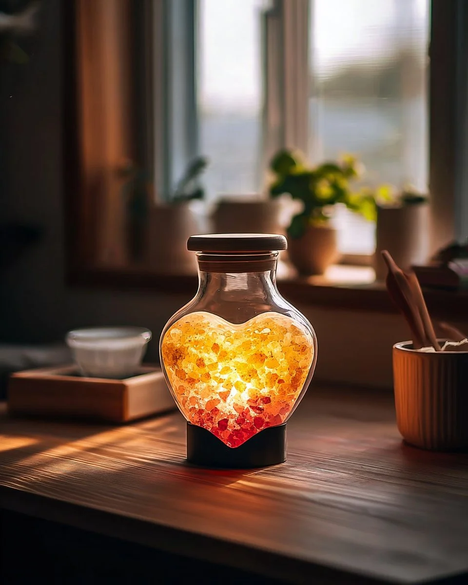 Heart-Shaped Lava Lamp