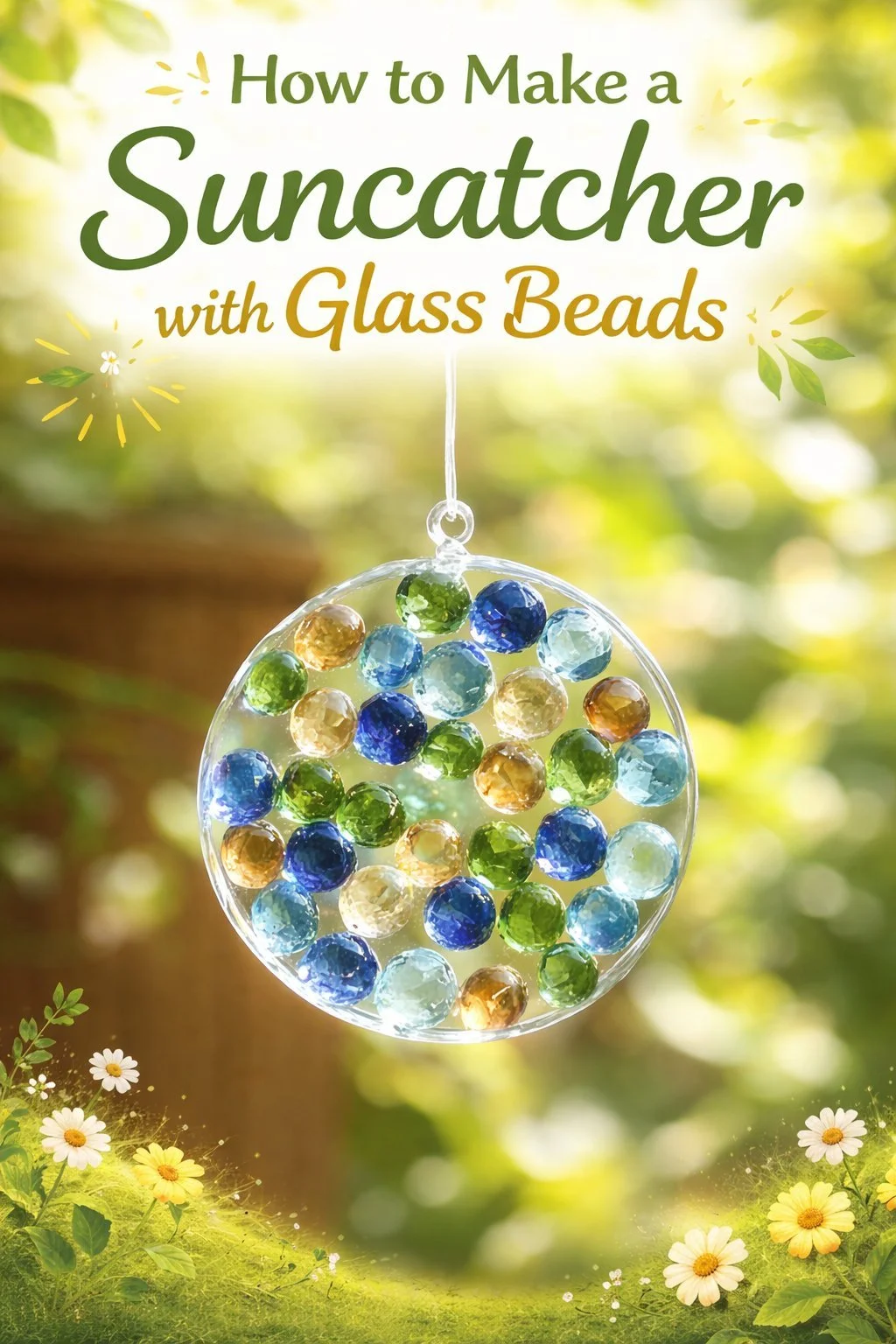 How to Make a Suncatcher with Glass Beads