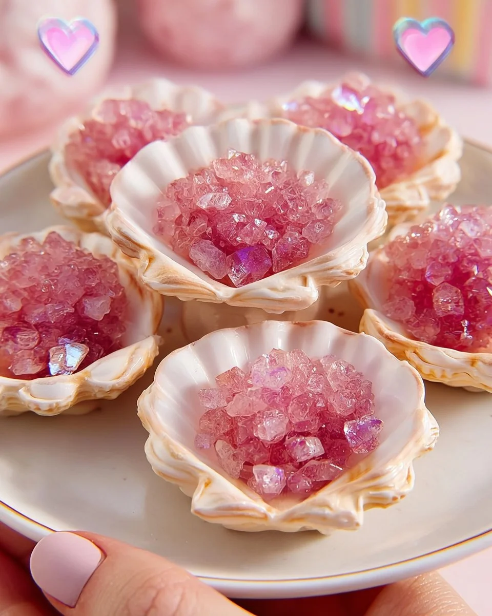 Pink Seashell Crystals
