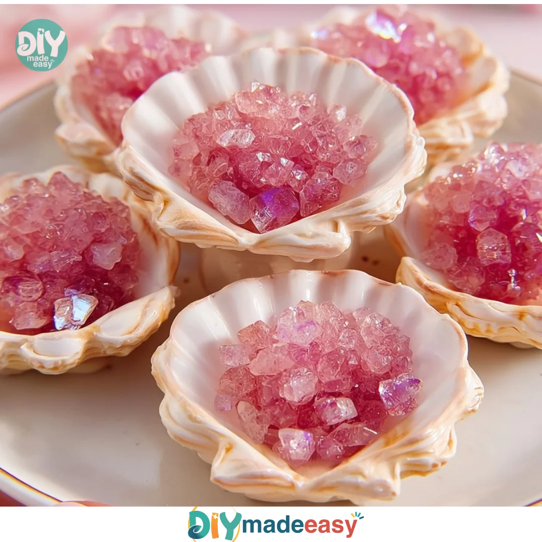 Pink Seashell Crystals