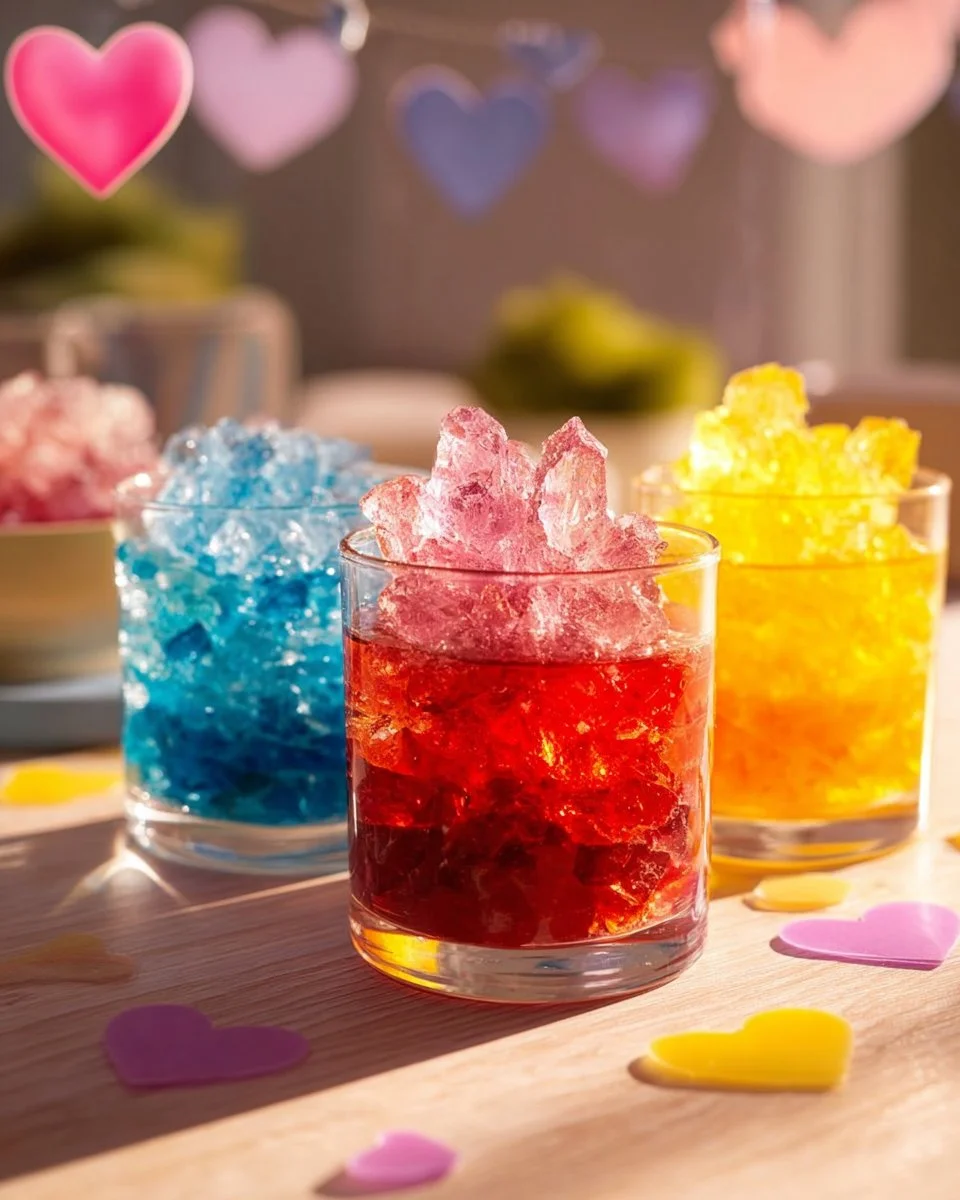 Rainbow Crystal Rocks (No Borax!)