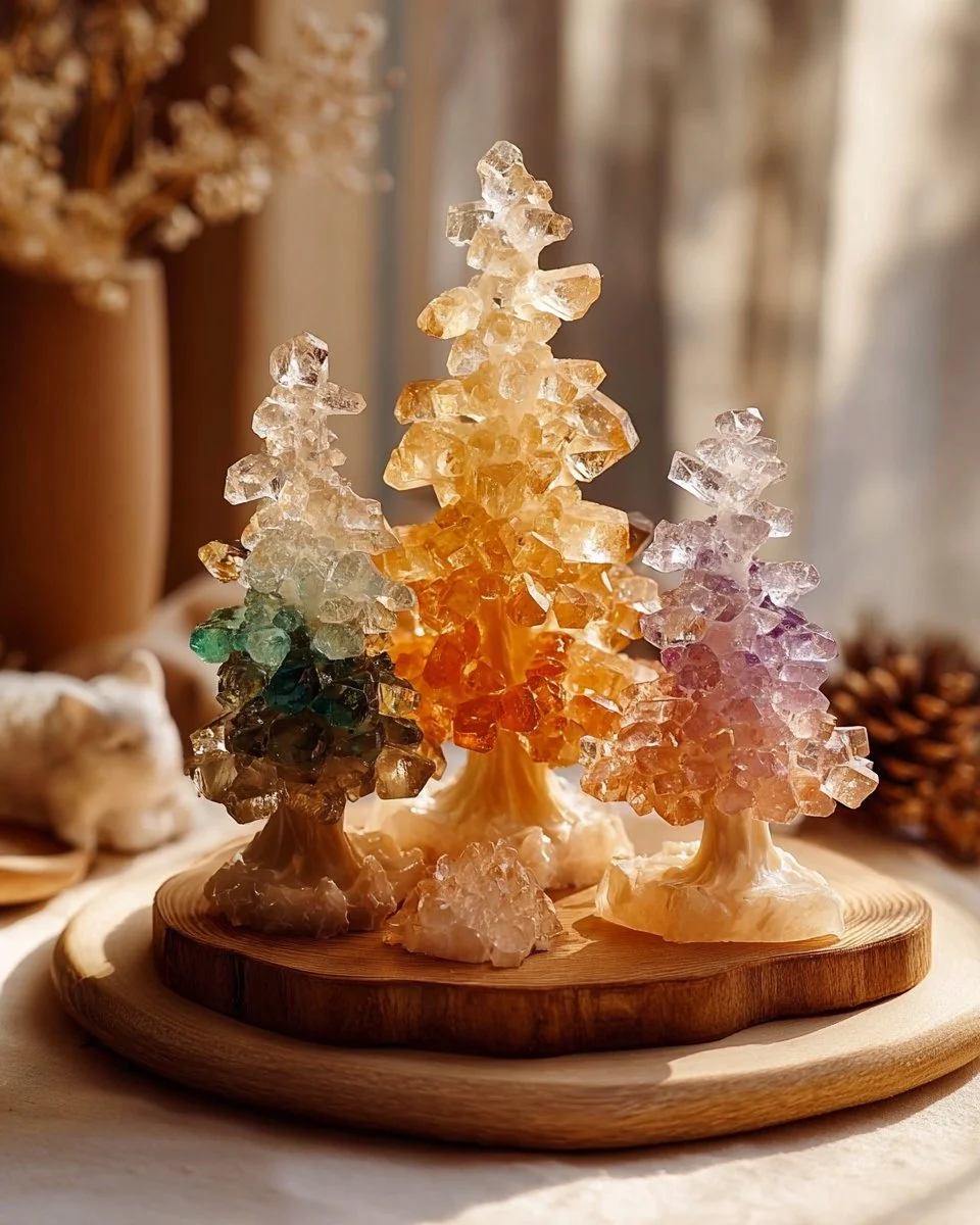 Rainbow Crystal Trees