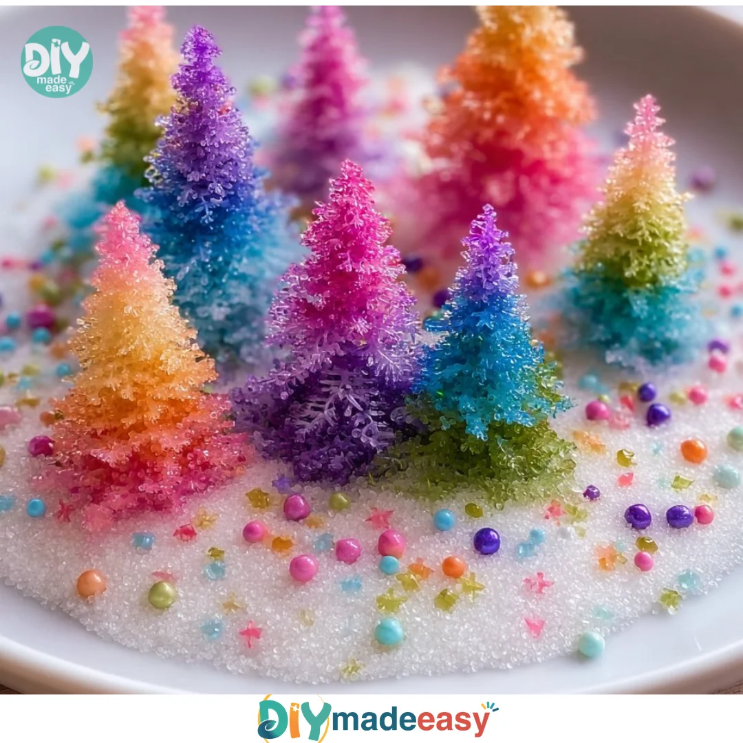Rainbow Crystal Trees