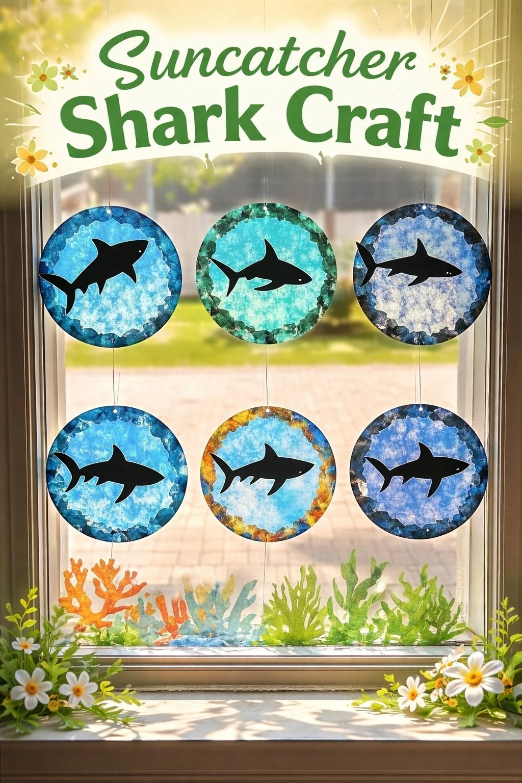 Suncatcher Shark Craft