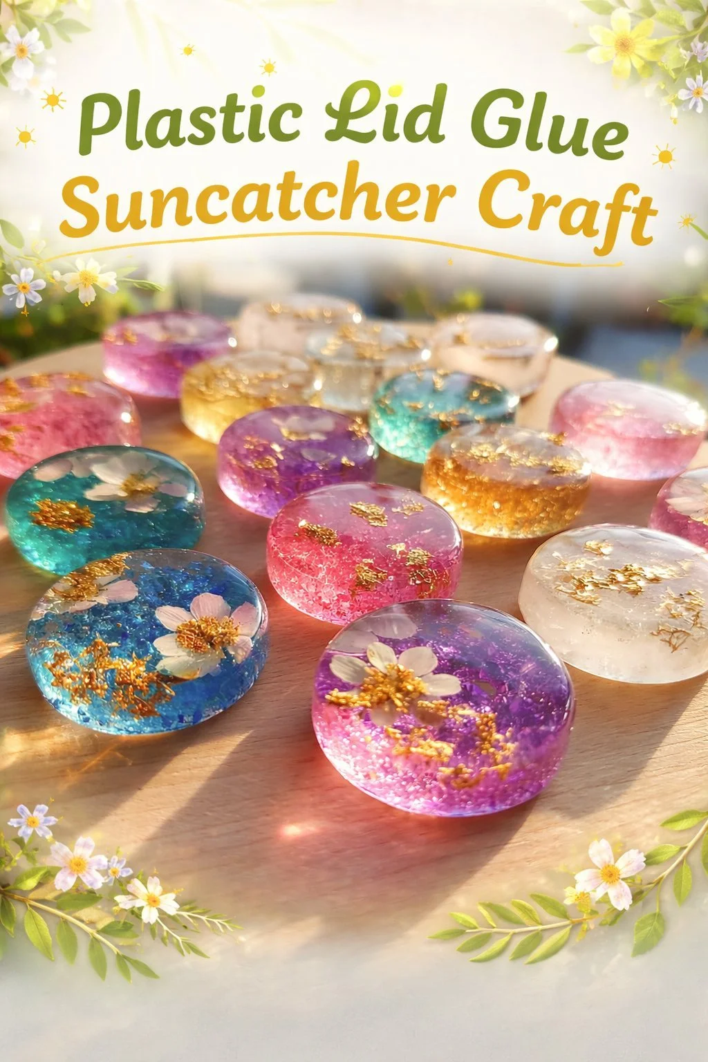 The Quiet Joy of Making Plastic Lid Glue Suncatcher Craft