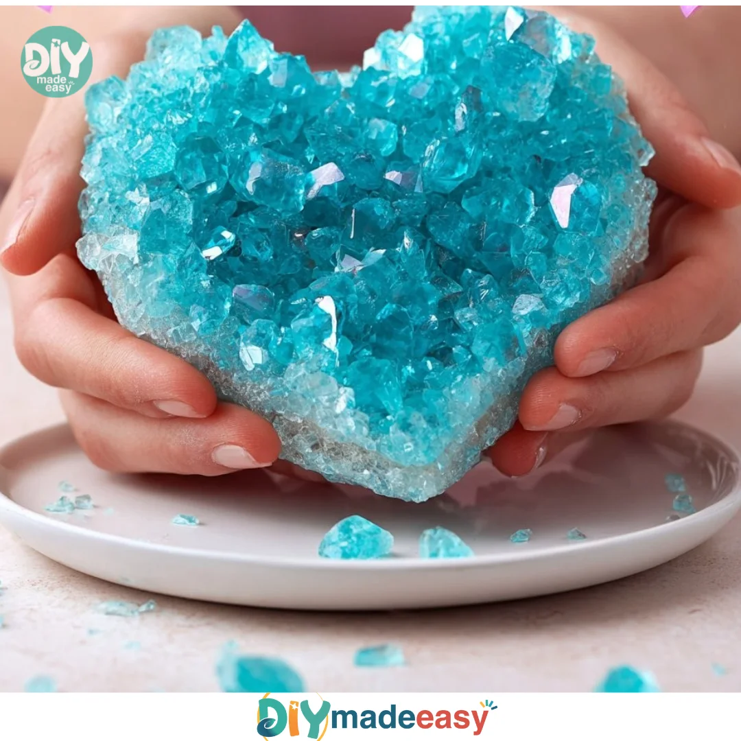 Turquoise Crystal Heart