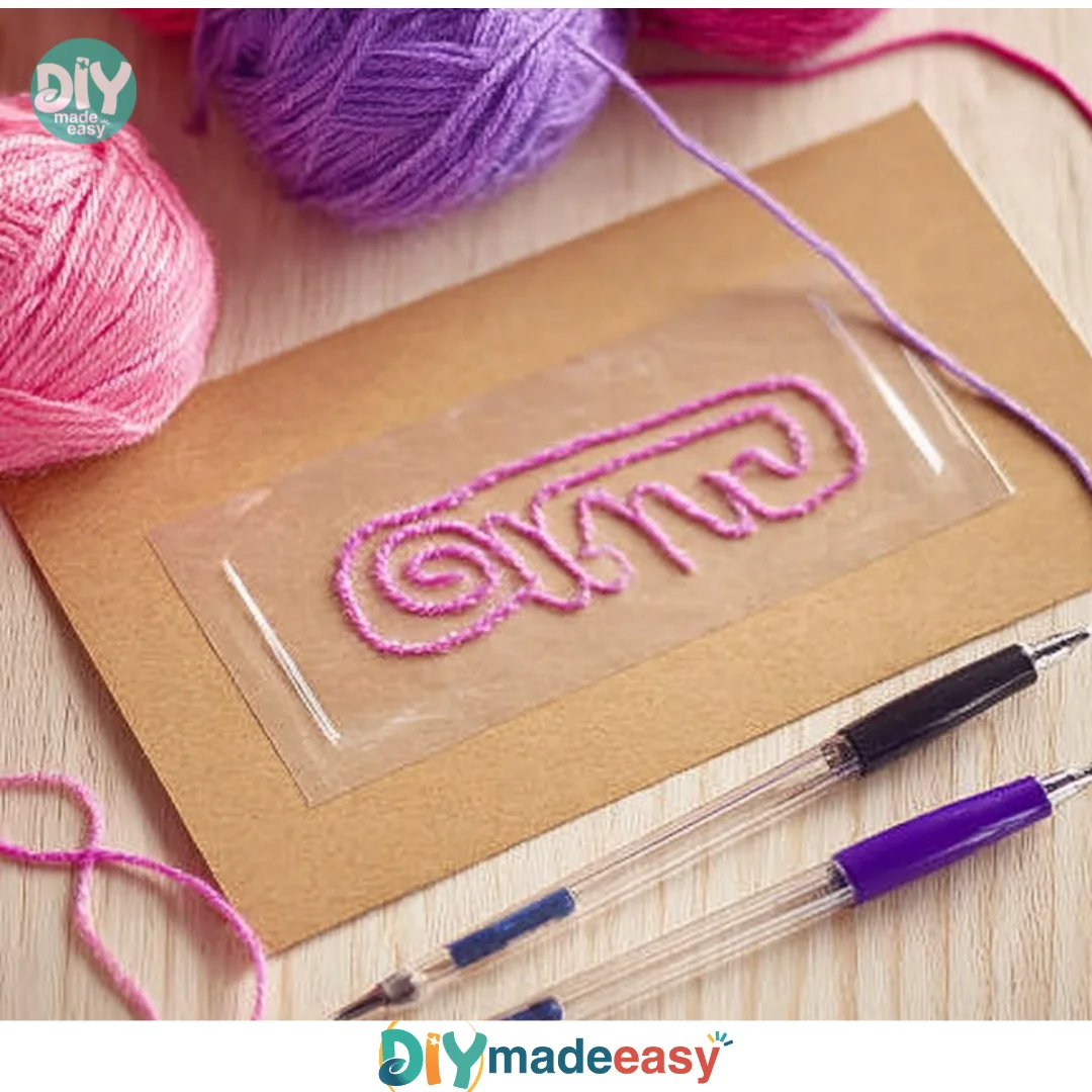 Yarn Pen Art Hack