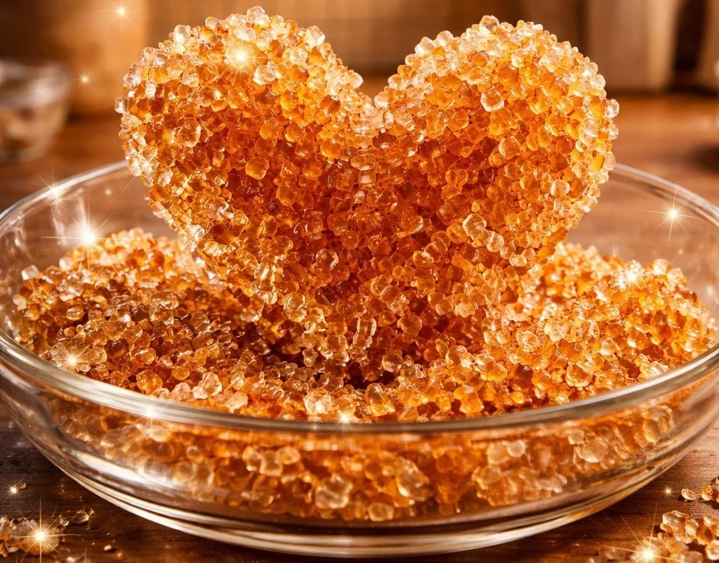 Amber Flame Crystals