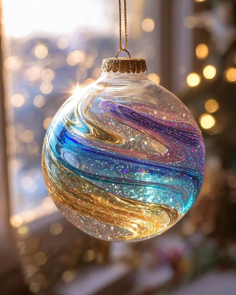Baking Soda Galaxy Ornaments