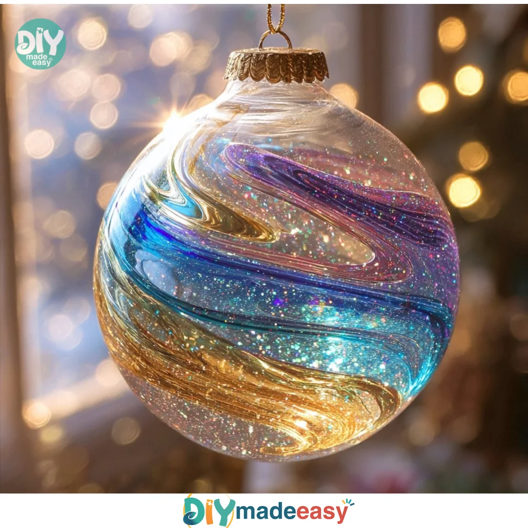 Baking Soda Galaxy Ornaments