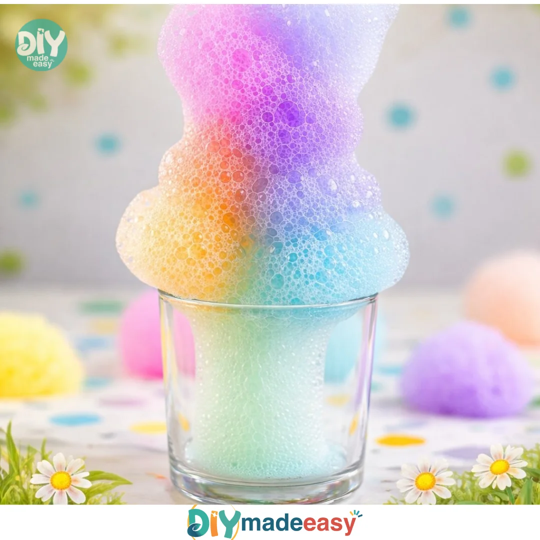 Color Burst Foam Eruption Science Experiment