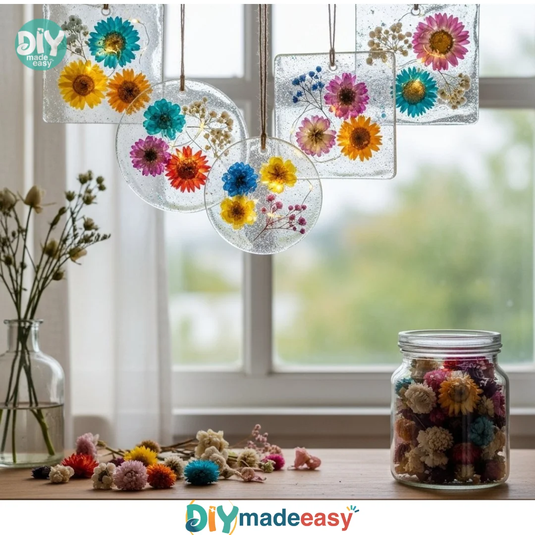 Colorful DIY Bioplastic Suncatchers