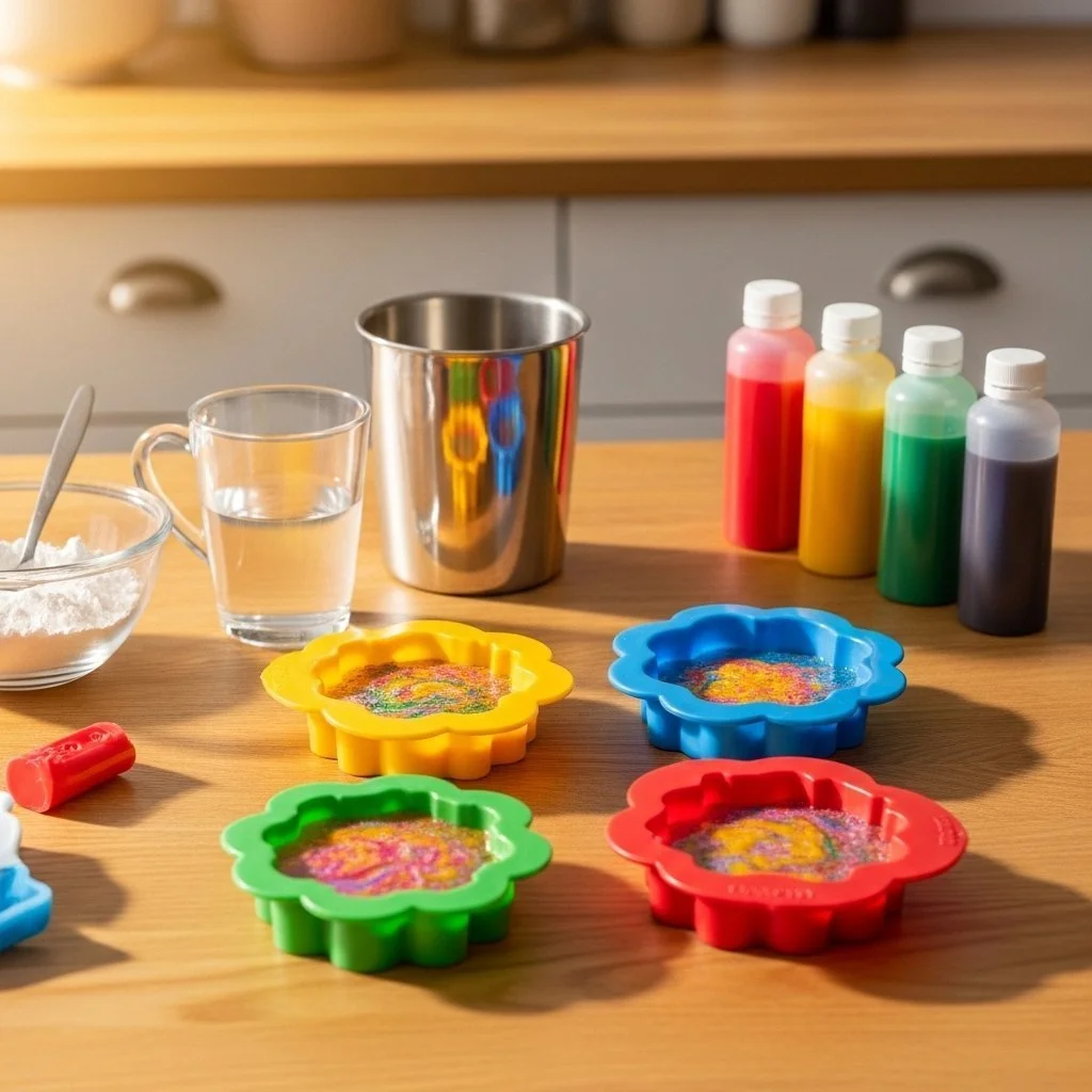 Colorful Eco-Friendly Bioplastic Suncatchers
