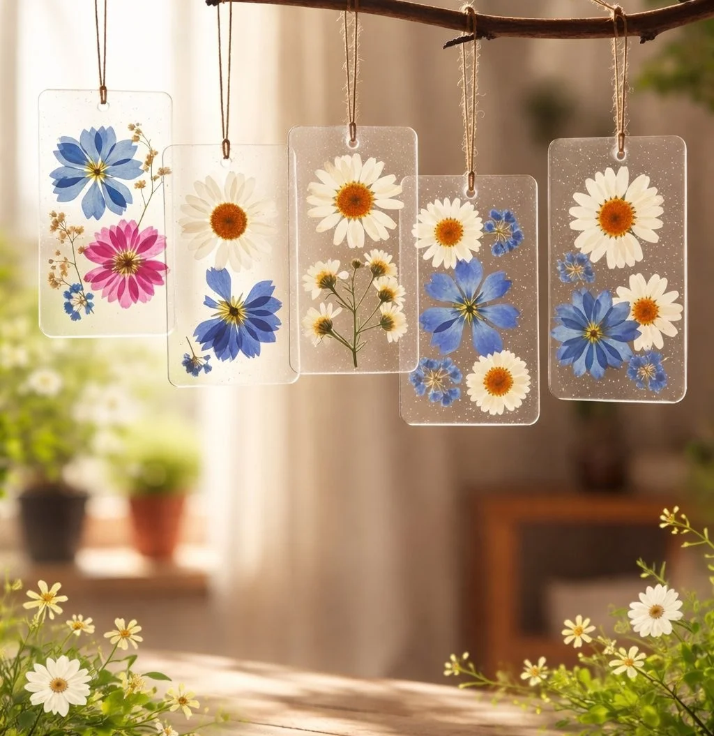 Cornstarch Flower Charms