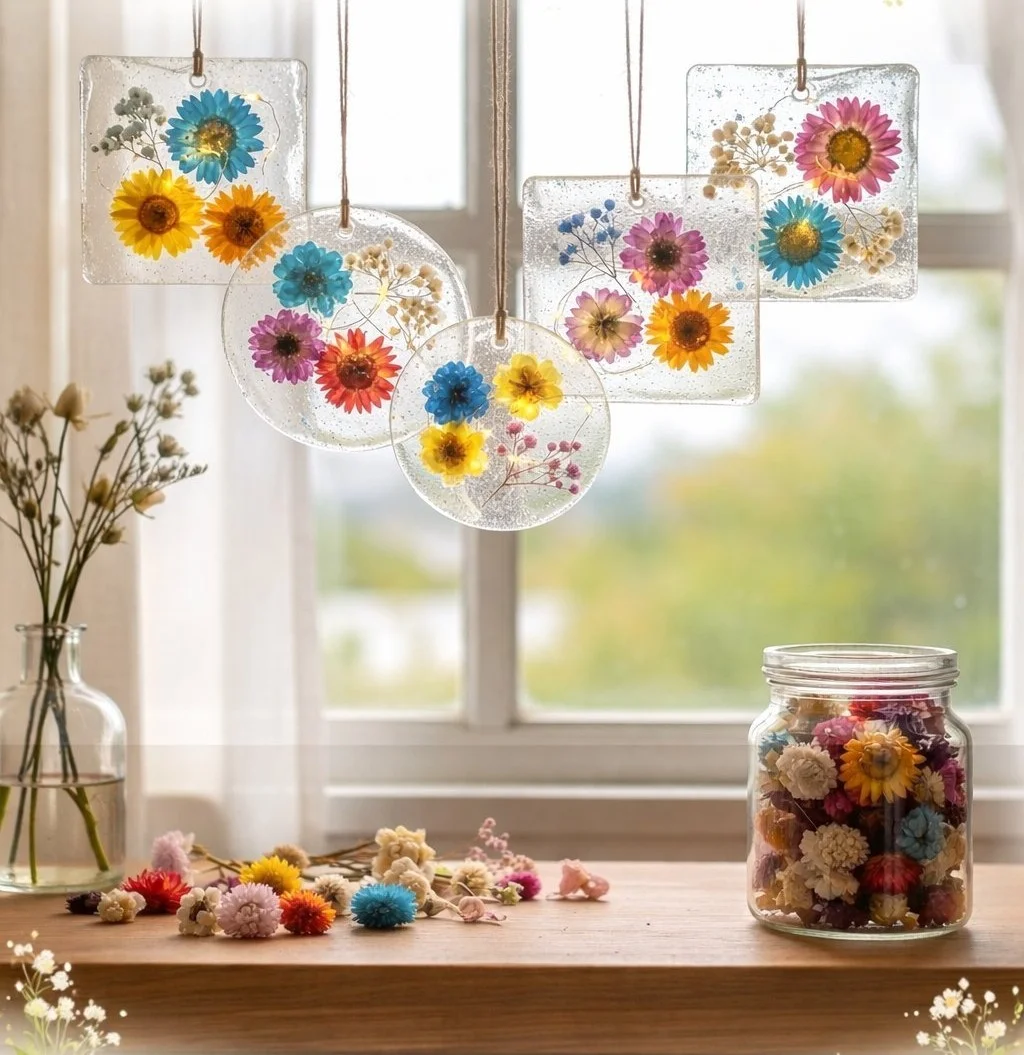 DIY Bioplastic Suncatchers