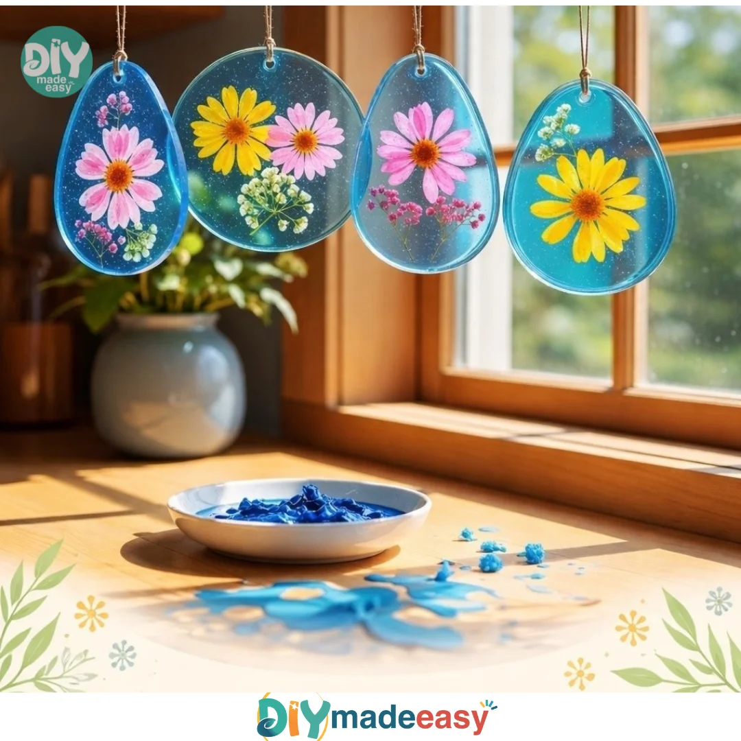 DIY Bioplastic Suncatchers (Crayon Method)