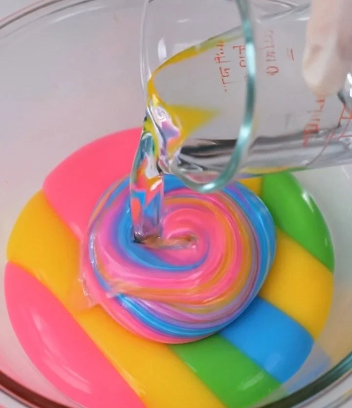 DIY Calm-Color Bouncy Balls