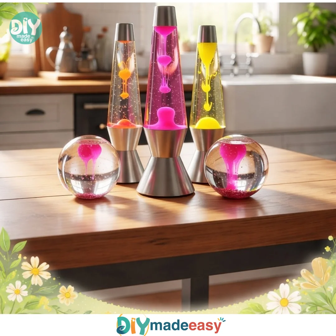 DIY Lava Lamp Suncatcher
