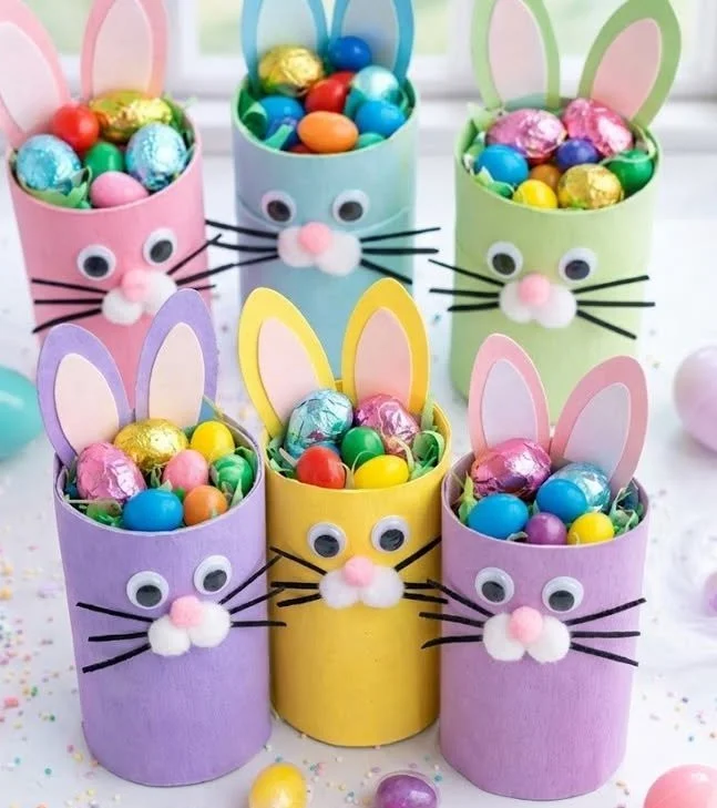 Easter Bunny Treat Tubes