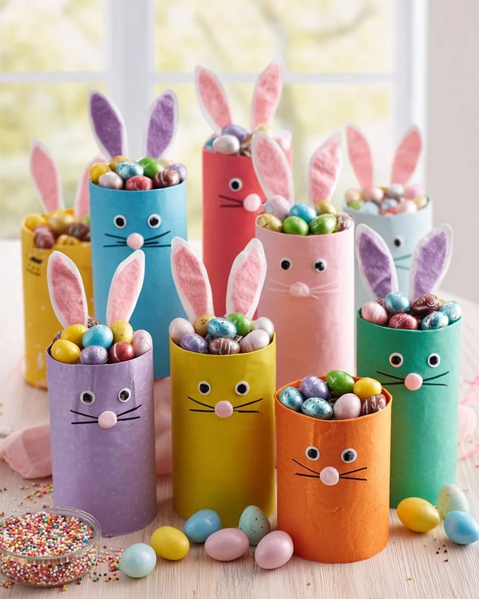 Easter Bunny Treat Tubes