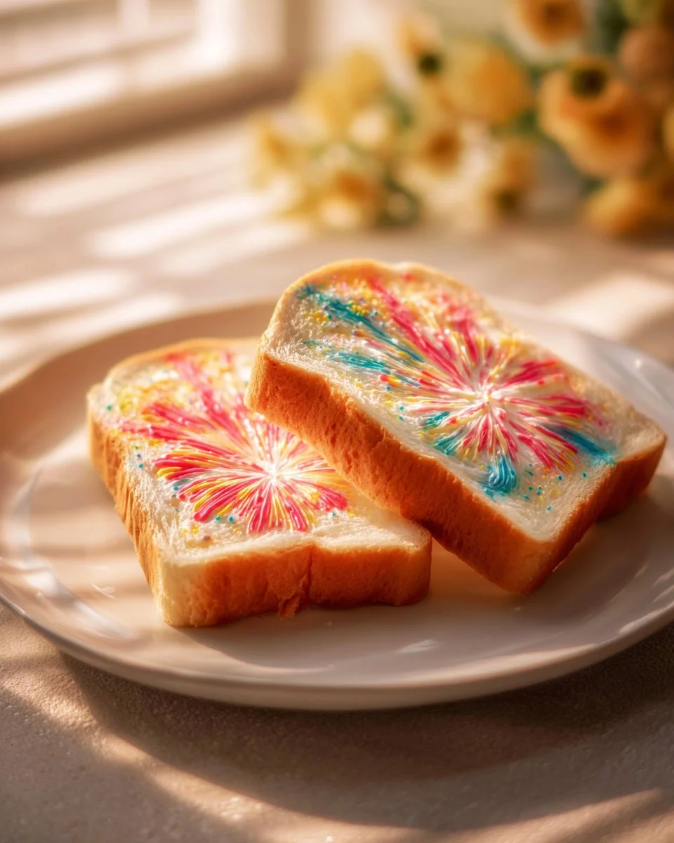 Edible Paint Fireworks Toast 23 Edible Paint Fireworks Toast