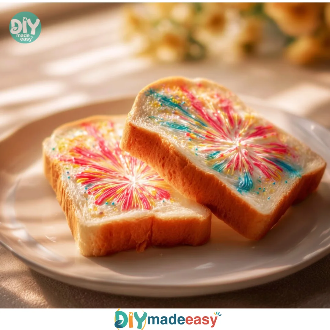 Edible Paint Fireworks Toast 24 Edible Paint Fireworks Toast
