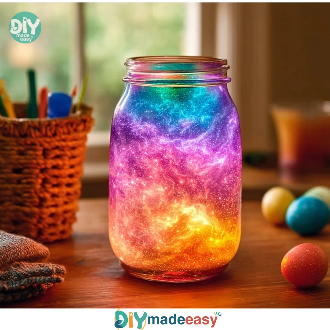 Glowing Glitter Jar