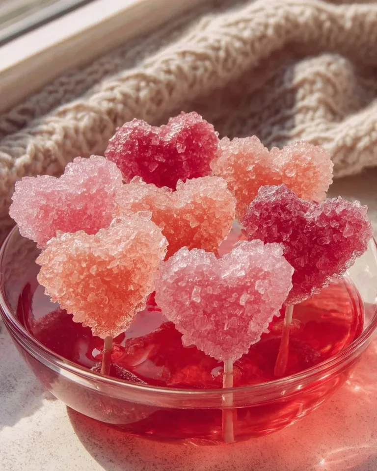 Home 26 Heart crystals growing tutorial with beautiful formations.