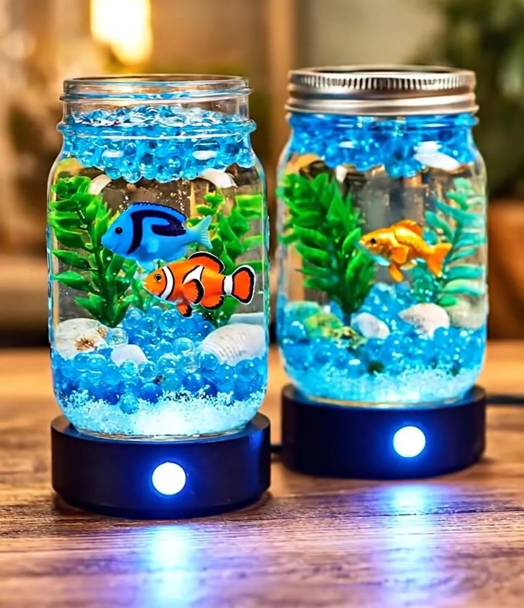 Mini Aquarium in a Jar