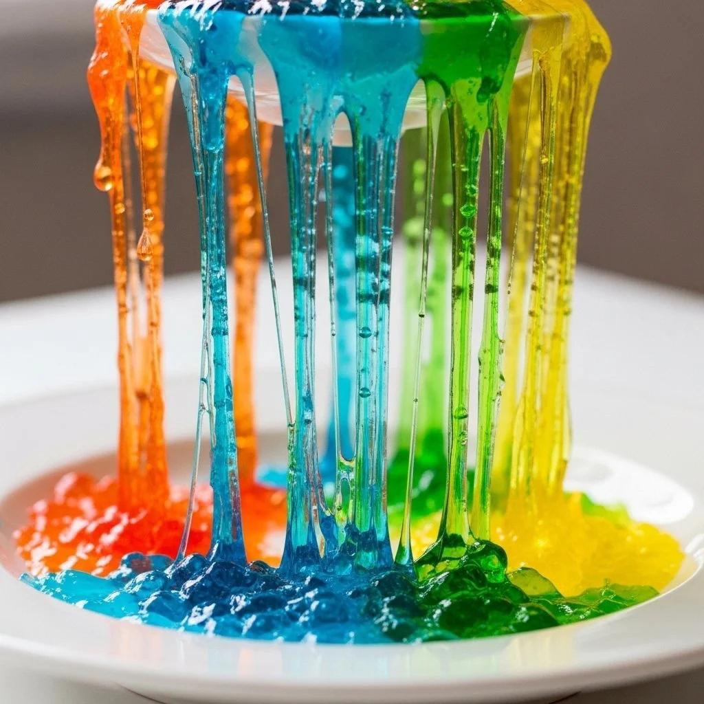 Rainbow Sugar Crystal Eruption