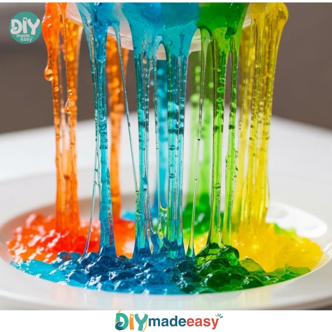 Rainbow Sugar Crystal Eruption