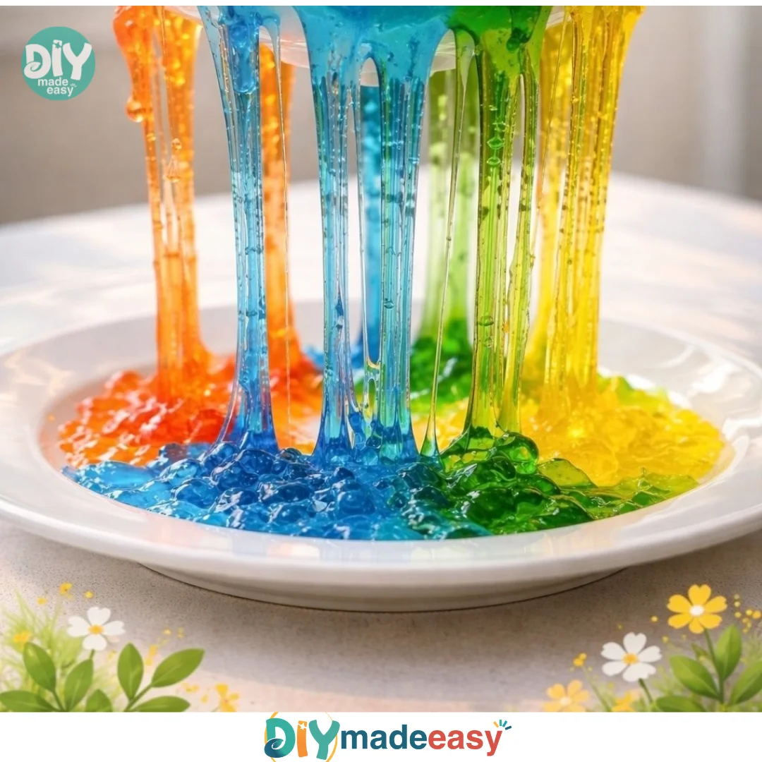 Rainbow Sugar Crystal Eruption