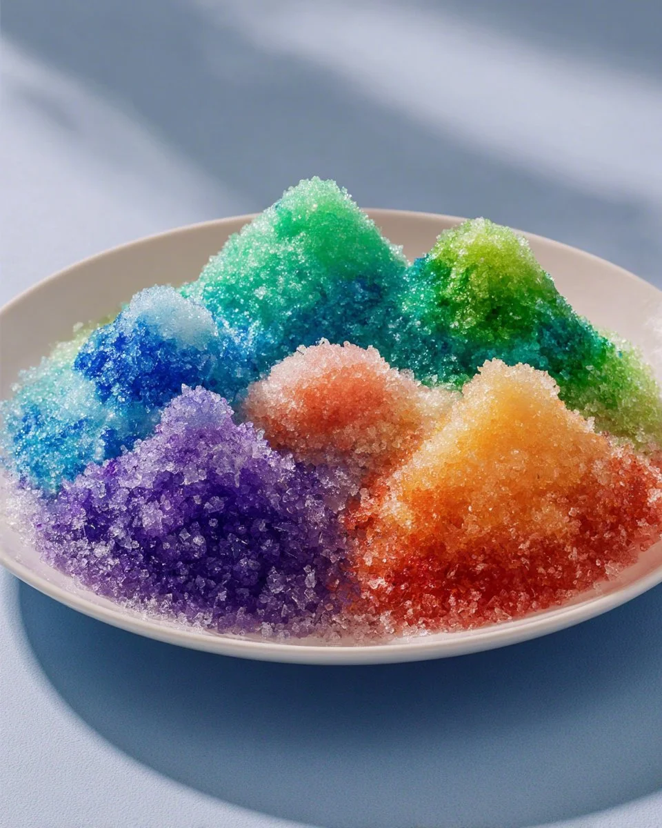 Rapid-Growing Rainbow Sugar Crystal Eruption