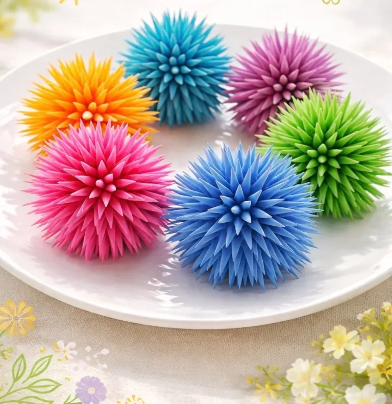 Dynamic spiky rainbow lines creating a vibrant pattern in bright colors