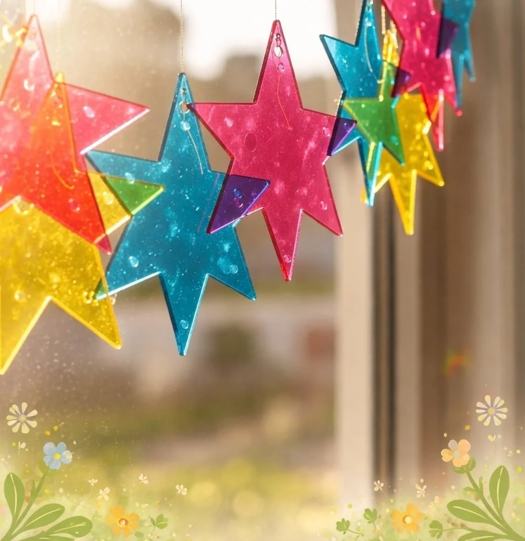 Sustainable Suncatchers That Glow in the Sunlight