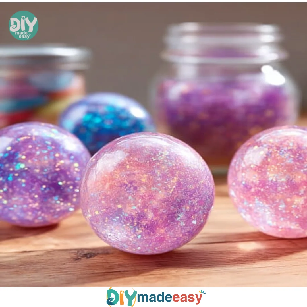 This looks like magic... but it’s just glue and glitter 🤯